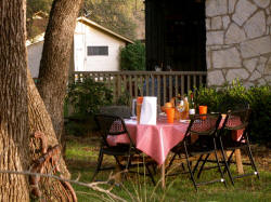 The Pickett House Bed and Breakfast guesthouse in Johnson City, TX.